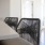 a dining room table with chairs